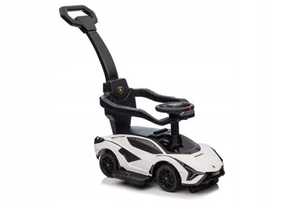 Obrázek produktu pro Odrážedlo s pěchovadlem Lamborghini QLS-996T bílé