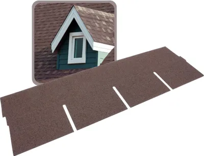 Produktbild von DAPRONA 20x Bitumen Dachschindeln Rechteck Braun 1 m x 32 cm – 2,6 m² selbstklebend mit Glasvlieseinlage – wetterfest & UV-beständig für Gartenhaus, Carport, Garage, Pavillon