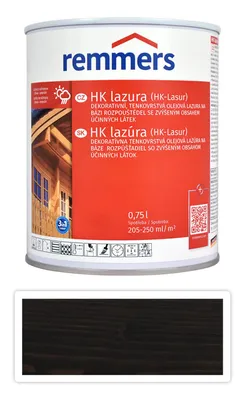 Obrázok produktu pre Remmers HK-Lasur 3v1 eben, 0,75 l, lazúra na drevo v exteriéri, trojitá ochrana dreva s impregnáciou + základným náterom + lazúrou, ochrana proti vlhkosti a UV žiareniu
