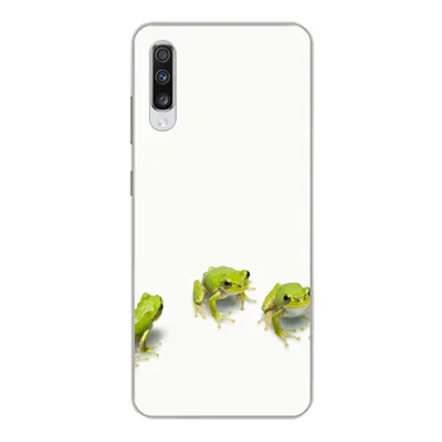 Produktbild von MuchoWow® Handyhülle Schutzhülle Hülle für Samsung Galaxy A70 Frosch - Tiere - Grün Silikon Softcase Handy Hülle - Schutzhaube