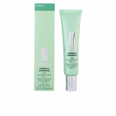 Produktbild von Clinique Redness Solutions Daily Protective Base SPF 15, Sonnenschutzcreme, Gesicht, Tube, Schutz, Jeder Hauttyp, 40 ml