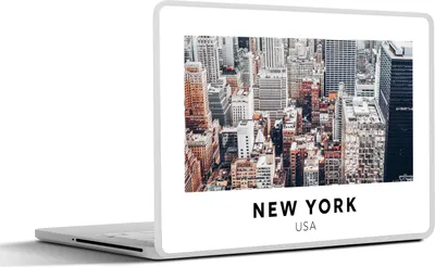 Produktbild von MuchoWow® Laptop Aufkleber Sticker Cover New York - Amerika - Architektur 25x18 cm - Laptop-Deko
