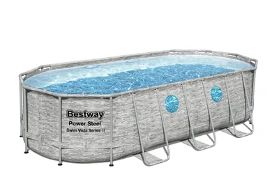 Obrázek produktu pro Bazén Power Steel Stacked Stone Swim Vista 549 x 274 x 122 cm s příslušenstvím