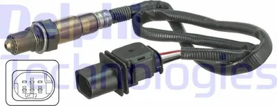 Produktbild von DELPHI Lambdasonde für BMW 3 Limousine (E90) Beheizt 665mm 680mm ES20673-12B1