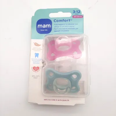Immagine prodotto di MAM Set di succhietti in silicone Custodia per succhietti 3 12 Conservazione