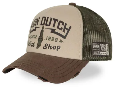 Produktbild von Von Dutch Trucker Mesh Snapback Cap - WORK SHOP