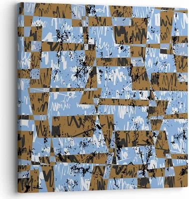 Produktbild von Bild auf Leinwand - Leinwandbild - Abstraktion modern - 30x30cm - Wand Bild - Wanddeko - Wandbilder - Leinwanddruck - Bilder - Kunstdruck - Wanddekoration - Leinwand bilder - Wandkunst - AC30x30-3729