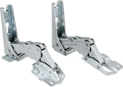 Produktbild von Türscharnierset LIEBHERR 7040095 für Kühlschrank Gefrierschrank KühlGefrierKombination
