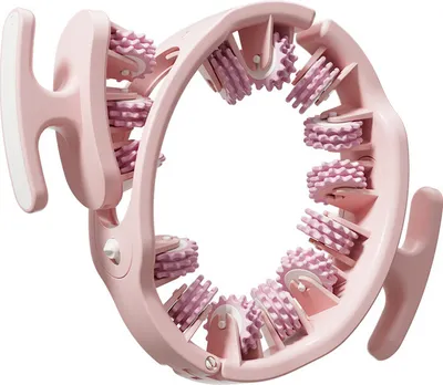 Imagen del producto de Anillo de masaje para piernas, ideal para uso doméstico. Mejora la musculatura de las piernas y ayuda a tonificar, color rosa