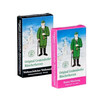 Produktbild von Original Crottendorfer - 2er Set Räucherkerzen - Weihrauch & Bunte Mischung