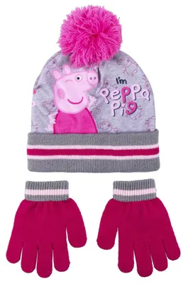 Obrázek produktu pro Cerda zimní set (čepice, rukavice) PEPPA PIG
