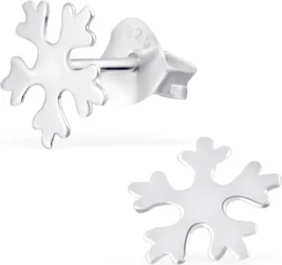 Produktbild von Ohrstecker Silber Schneeflocke