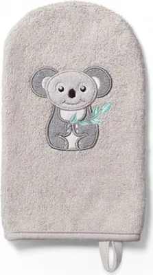 Produktbild von BabyOno Bambus Waschhandschuh - Grau