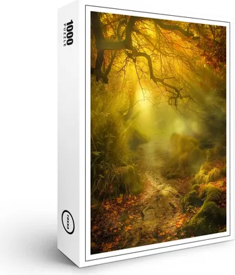 Produktbild von raxxa Premium-Puzzle "Blätterrauschen", 1000 Teile