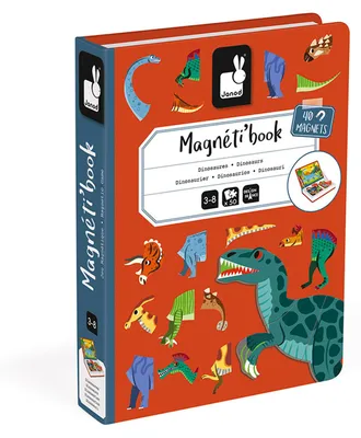 Image de Janod Janod Magnetibook Dinosaure - Livre magnétique