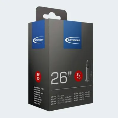 Immagine prodotto di Schwalbe 26x1 1/8-1.75 FV 40mm (32/47-559/597) 140g 1 1/8 - 1.75''-32-47 mm Camera d'aria per bicicletta 40.0 Valvola Galusky