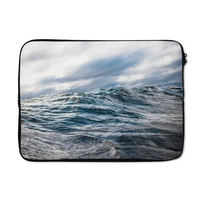 Produktbild von MuchoWow® Laptop Hülle 14 ZollMeer - Golf - Norwegen Laptoptasche - Laptoptasche - Stoßsicher - Schutzhaube