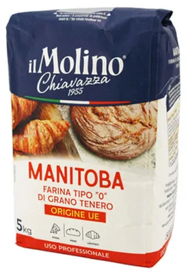 Image de Farine Manitoba, type 0, 5 kg - Chiavazza