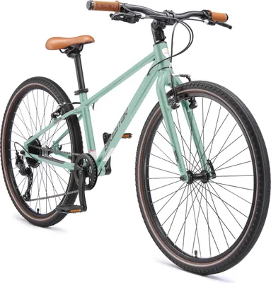 Produktbild von BIKESTAR Leichtgewicht 10kg City Bike Stadt Fahrrad Aluminium | 26 Zoll 9 Gang Shimano Schaltung Ultra Leicht | Grün