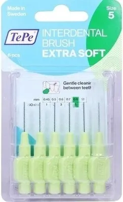 Immagine prodotto di Scovolino interdentale Tepe x-soft 0,8 mm 6 pz