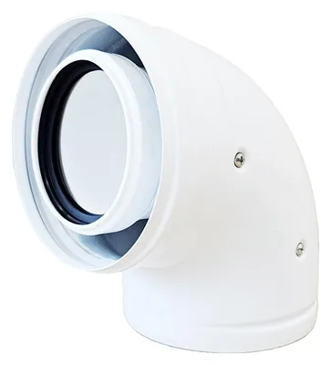 Produktbild von LAS Bogen 90° PP Ø 80/125 mm Brennwert konzentrisch Gastherme