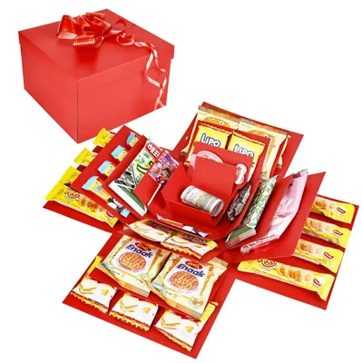 Obrázok produktu pre Kreatívna škatuľa s piatimi vrstvami – darčeková krabička, ktorú si môžete vyrobiť sami