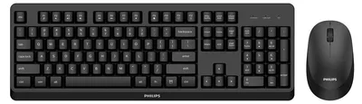 Obrázek produktu pro Philips 3000 series SPT6307BL/34, Plná velikost (100 %), Bezdrátový, RF bezdrátový, QWERTY, Černá, Obsahuje myš