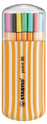 Produktbild von STABILO Fineliner -  point 88 - 20er Zebrui - 20 verschiedene Farben