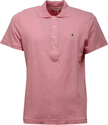 Immagine prodotto di 5521AC polo uomo M.GRIFONI DENIM flamed fabric pink Cotone polo t-shirt men