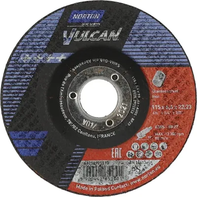 Immagine prodotto di NORTON disco abrasivo "Vulcan Inox "Forma NORTON VULCAN INOX
