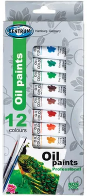 Immagine prodotto di Farby olejne w tubce, 12 kolorów, 12 ml