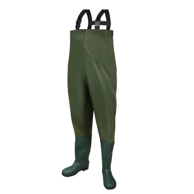 Produktbild von Jiubiaz Wathose, Anglerhose, Anglerhose, Teichhose, Wathose mit Gummi-PVC-Stiefel 44/45