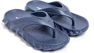Produktbild von BRASILERAS Herren Zehensandalen mit rutschfester Sohle bequem schuhe strand/schwimmbad/stadt dunkelblau 40 EU - UBROVY