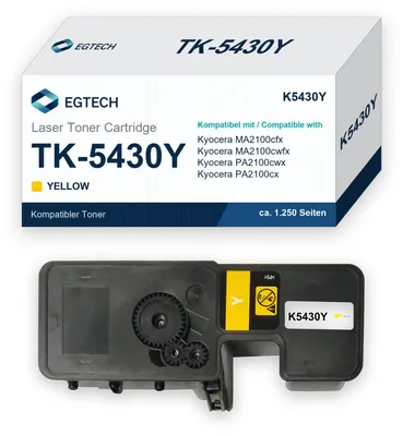 Produktbild von Toner kompatibel mit Kyocera TK-5430Y Gelb MA2100cfx MA2100cwfx PA2100cwx