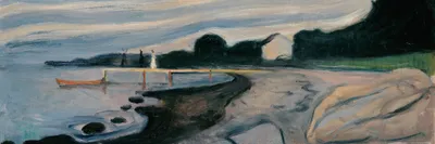 Obrázek produktu pro Edvard Munch umělecký obraz - Melancholie, 1892 (30 x 91 cm)