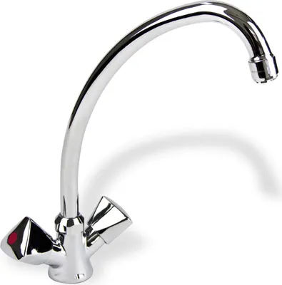 Produktbild von Zweigriff Niederdruck Küchenarmatur Wasserhahn Chrom