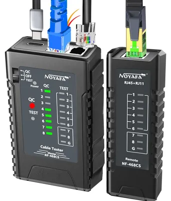 Obrázok produktu pre Tester sieťových káblov RJ45/RJ11/CAT5/CAT6/CAT5E/CAT6A/CAT7/POE pre káble UTP/STP