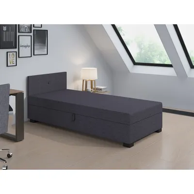 Obrázok produktu pre Jednolôžková posteľ 100x195 TYGY 2 - grafitová