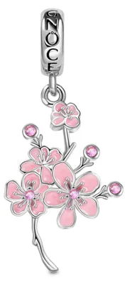 Produktbild von Gnoce Charm Anhänger Kirschblüten FYC033 Silber