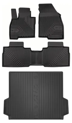 Produktbild von Gummi-Fußmatten für Jaecoo J7 2025- (SUV) – Schwarz, passgenau – Wielganizator