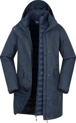 Produktbild von Mountain Warehouse - "Rain On" Jacke für Damen, Wasserfest MW4673 (34 DE) (Blau)