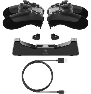 Produktbild von Ladestation USB Ladegerät Docking Lader für PS4 Wireless DualShock Controller