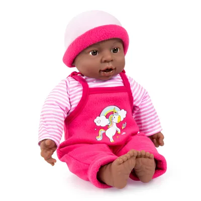 Image de Bayer Design 94001AI Poupon Bébé, Poupée Interactive Baby, fille, 12 sons de bébés