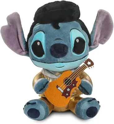 Produktbild von Kidrobot – Stitch – Elvis im goldenen Anzug – Kidrobot-Plüschtier – 25 cm