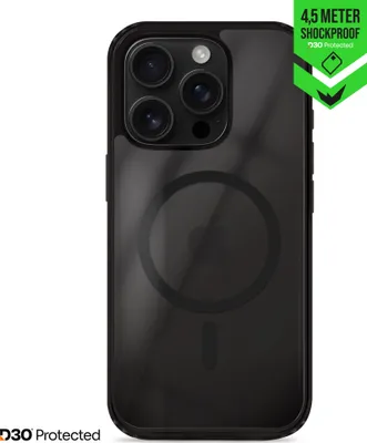 Image de Coque MagSafe Striker X-Core Xtreme Impact pour iPhone 16 Pro - Coque rigide résistante aux chocs - Noir