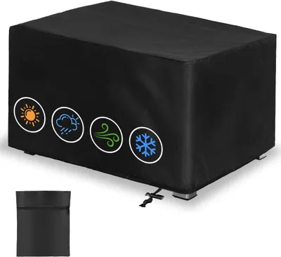 Produktbild von Grillabdeckung, Wetterfeste BBQ Abdeckung, 70x47x30 cm, UV-beständig, Rissfest, Winddicht