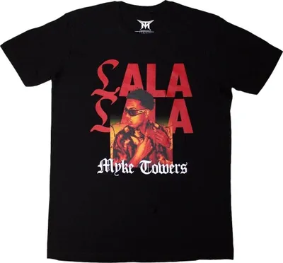 Zdjęcie produktu dla Myke Towers Lala Black 2XL Koszulka