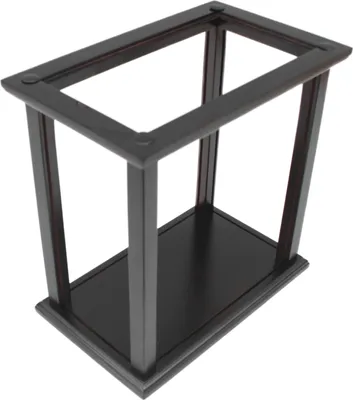 Produktbild von Büttner Sammler Edition VITRINE Schaukasten Sammelvitrine Plexiglas für Modellschiffe, Modellautos oder Sammlerstücke Holz KLEIN Schwarz 25x16x27cm