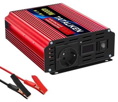 Zdjęcie produktu dla Inwerter, czysta sinusoida, przenośny konwerter, 12V, 4000W, 220V, 50Hz
