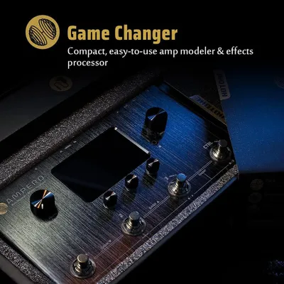 Produktbild von Multieffektpedal für Gitarre, Bass und Akustikgitarre – Gitarreneffektpedal – Basseffektpedal – Effektprozessor